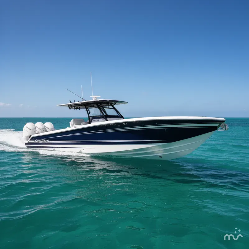 Slide: The Image of Nor-Tech 390 Sport Center Console 2025 - 0