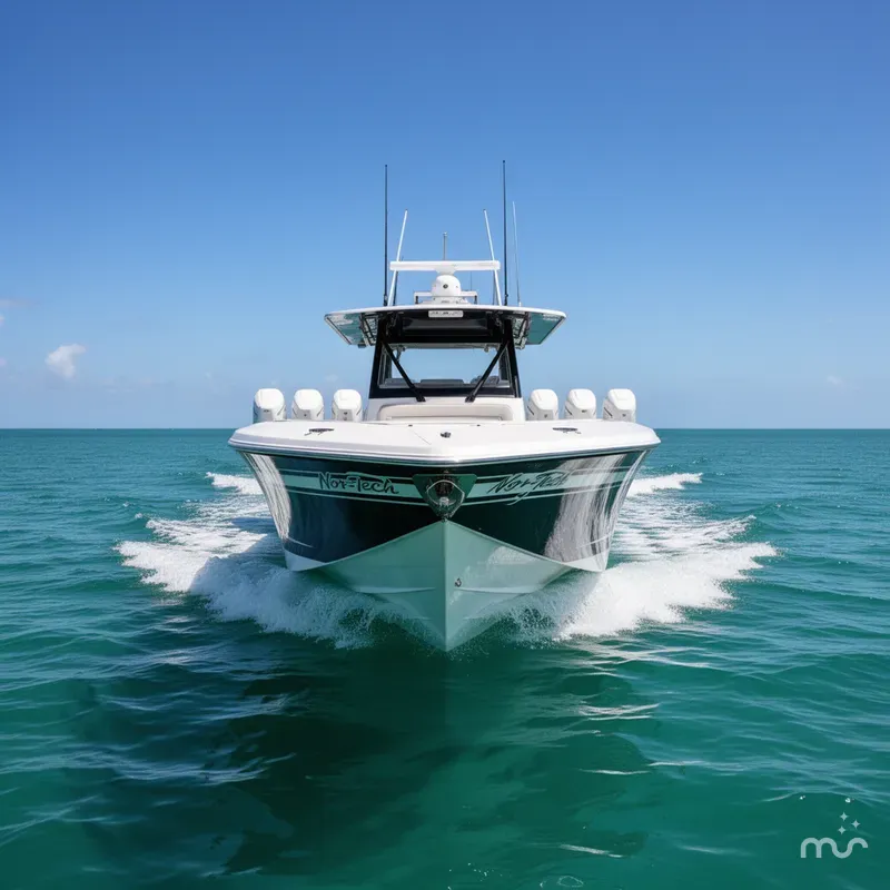 Slide: The Image of Nor-Tech 390 Sport Center Console 2025 - 1
