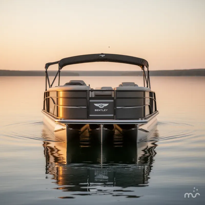 Slide: The Image of Bentley Pontoons LEGACY QSB 22' & 24' MODELS 2025 - 2