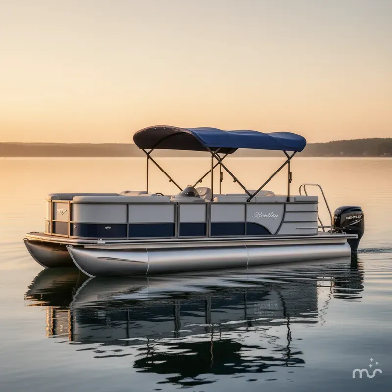 Slide: The Image of Bentley Pontoons LEGACY CRUISE 20', 22' & 24' MODELS 2025 - 0