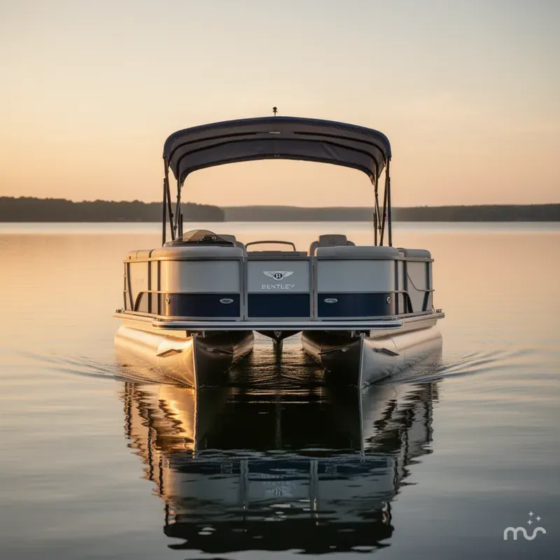 Slide: The Image of Bentley Pontoons LEGACY CRUISE 20', 22' & 24' MODELS 2025 - 1
