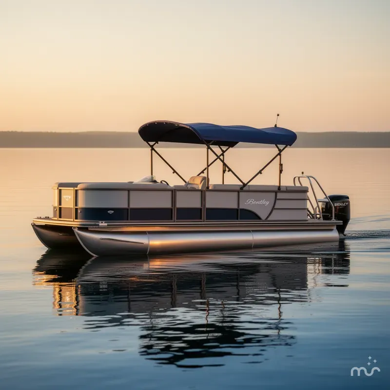 Slide: The Image of Bentley Pontoons LEGACY CRUISE 20', 22' & 24' MODELS 2025 - 2