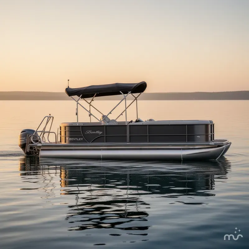 Slide: The Image of Bentley Pontoons LEGACY CRUISE XL 20', 22' & 24' MODELS 2025 - 0