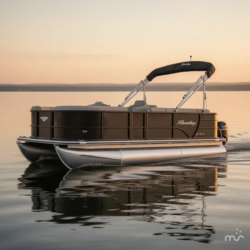 Slide: The Image of Bentley Pontoons LE CR 16', 18 & 20' MODELS 2025 - 0