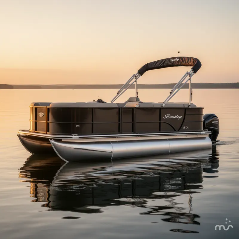 Slide: The Image of Bentley Pontoons LE CR 16', 18 & 20' MODELS 2025 - 2