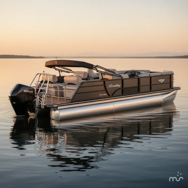 Slide: The Image of Bentley Pontoons 223 Legacy Swingback 2025 - 2