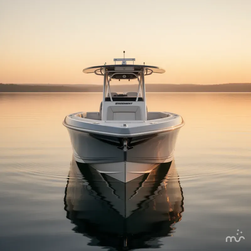 Slide: The Image of Statement 350 Open Center Console 2025 - 2