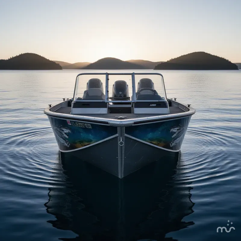 Slide: The Image of Lowe 185 Fishing Machine 2014 - 2