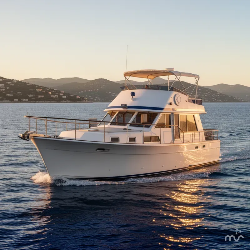 The Image of Tollycraft 48 Cockpit Motor Yacht 1976 - 0