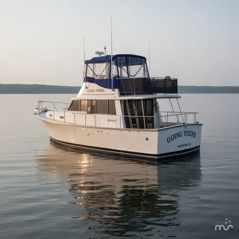 Slide: The Image of Mainship 34 Trawler 1980 - 3
