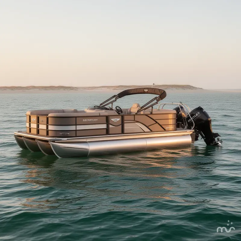 Slide: The Image of Bentley Pontoons Legacy Navigator 243 2025 - 2