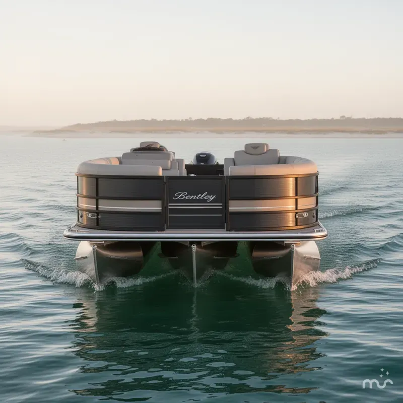 Slide: The Image of Bentley Pontoons Legacy 220 Navigator 2025 - 2