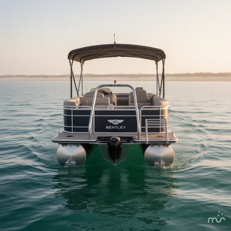 Slide: The Image of Bentley Pontoons Legacy 243 Swingback 3/4 Tube 2025 - 1