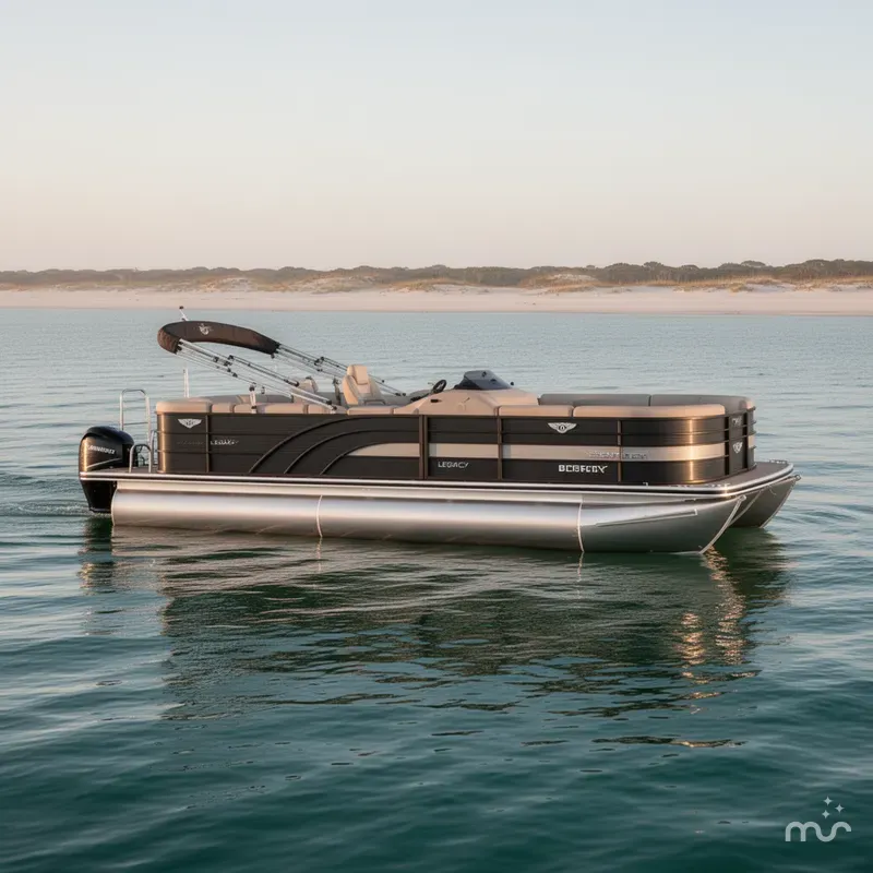 Slide: The Image of Bentley Pontoons Legacy 220 Navigator 2025 - 0