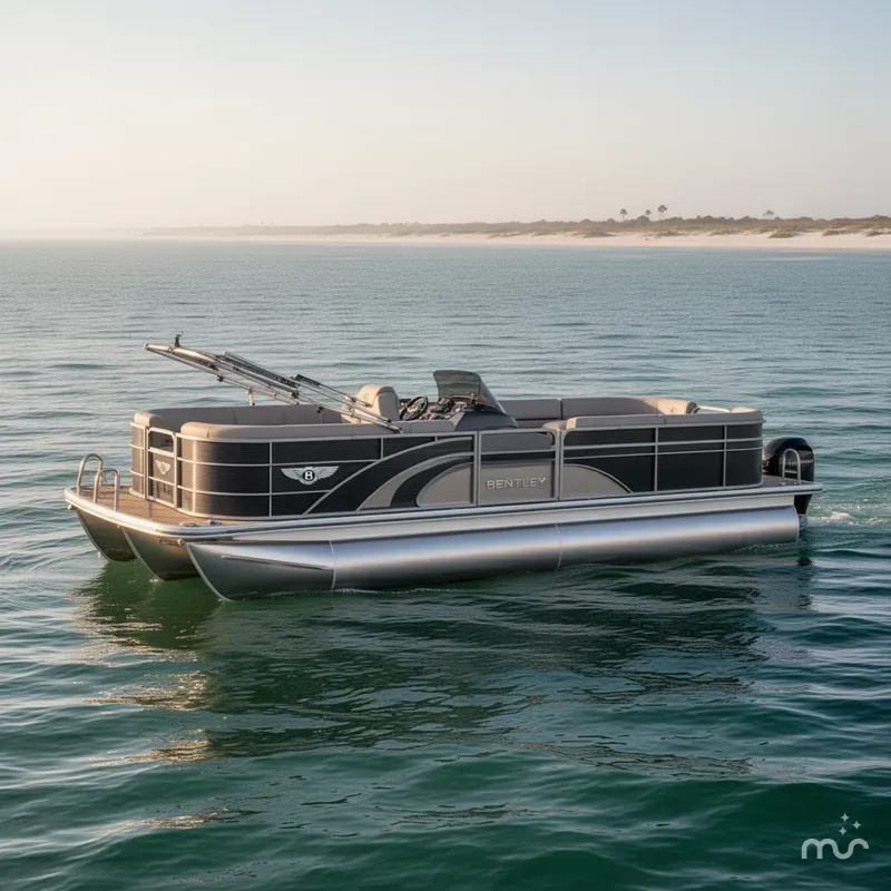 Slide: The Image of Bentley Pontoons Legacy 220 Navigator 2025 - 1