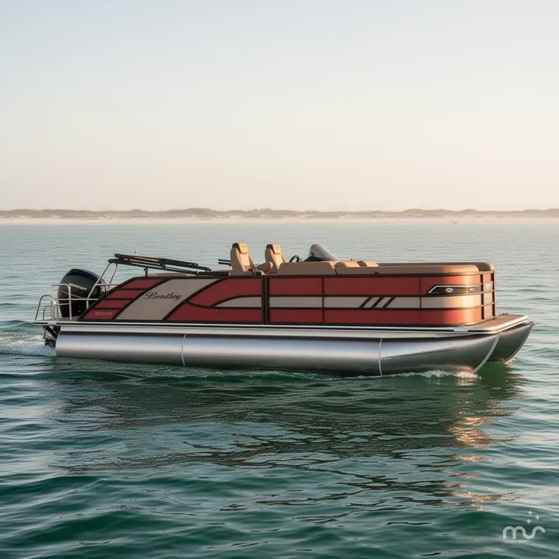 Slide: The Image of Bentley Pontoons Elite Swingback Dual Captains 223 2025 - 0