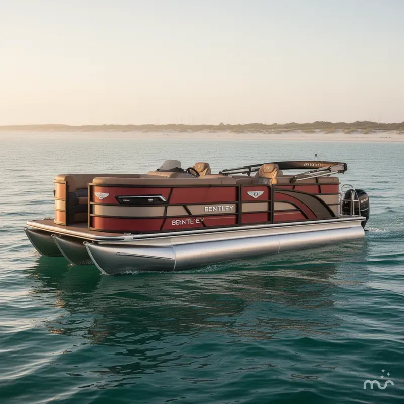 Slide: The Image of Bentley Pontoons Elite Swingback Dual Captains 223 2025 - 1