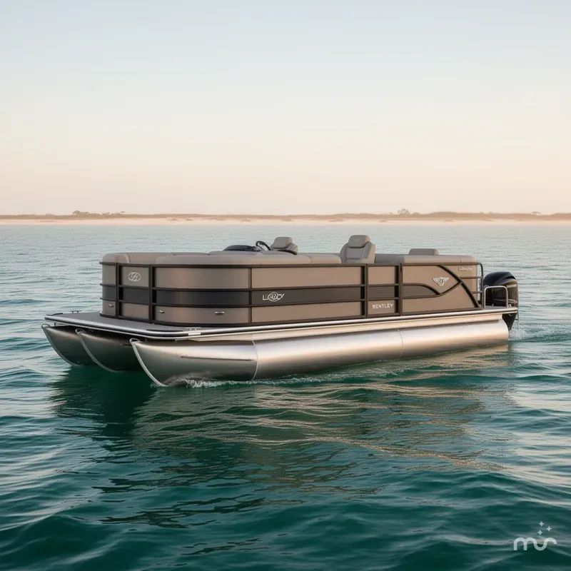 Slide: The Image of Bentley Pontoons Legacy Cruise XL 220 2025 - 0