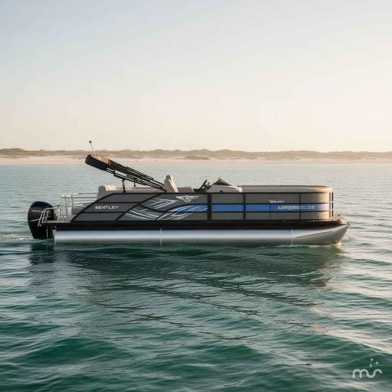 Slide: The Image of Bentley Pontoons Legacy 223 Swingback 3/4 Tube 2025 - 0