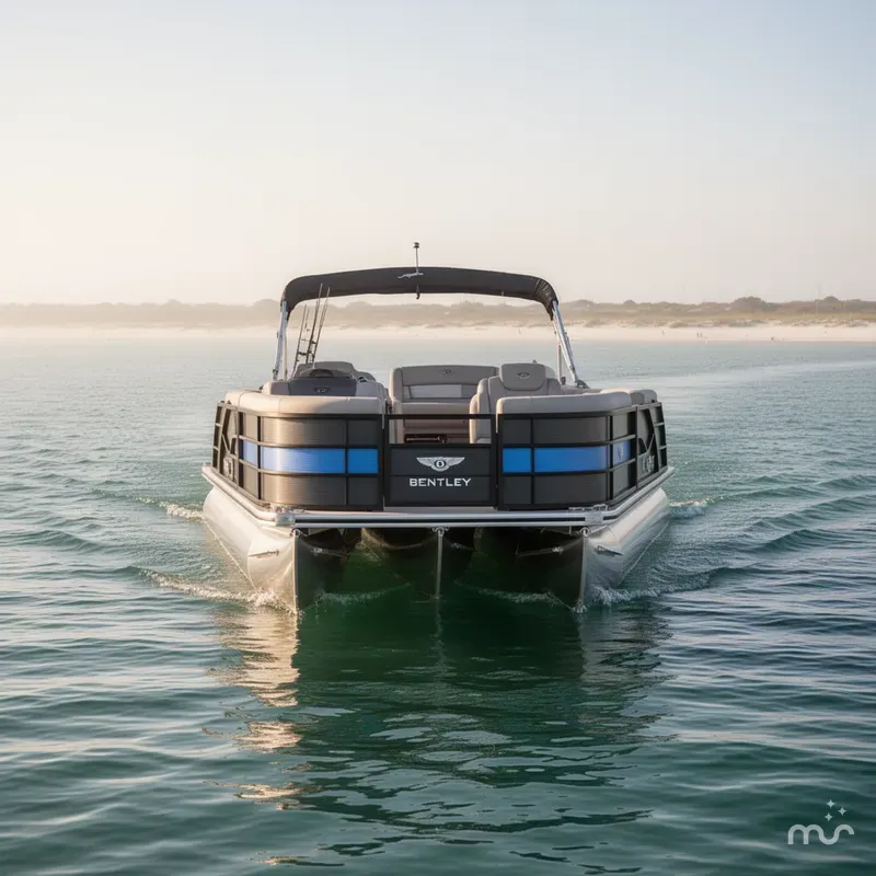 Slide: The Image of Bentley Pontoons Legacy 223 Swingback 3/4 Tube 2025 - 1