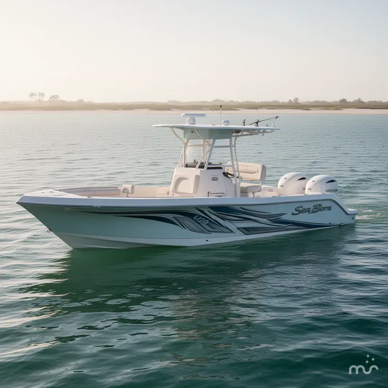 Slide: The Image of Sea Born LX26 Center Console 2023 - 1