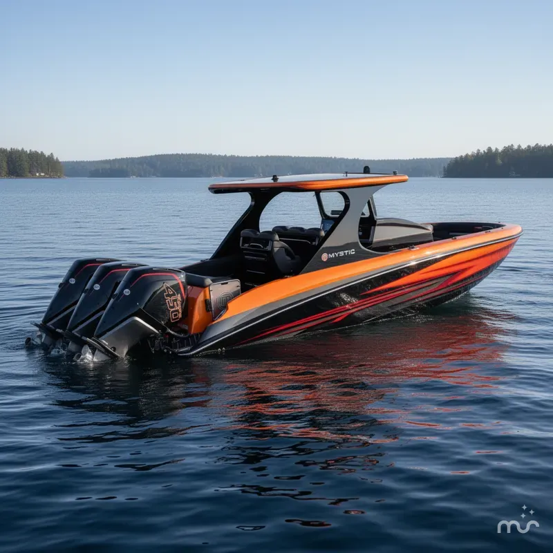 Slide: The Image of Mystic Powerboats M3800 2023 - 0