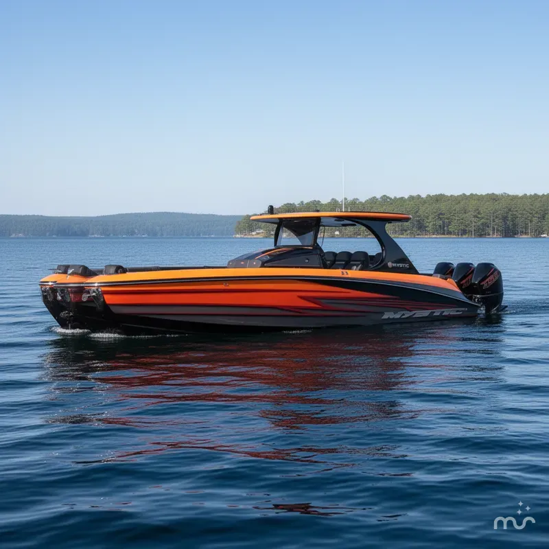 Slide: The Image of Mystic Powerboats M3800 2023 - 1