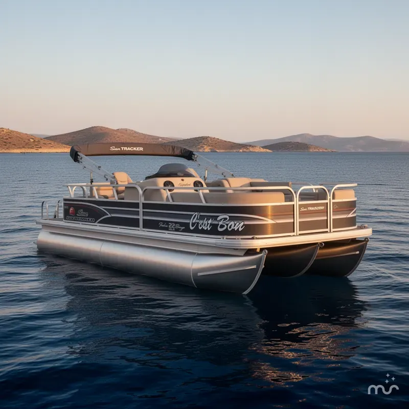 Slide: The Image of Sun Tracker Fishin' Barge 22 DLX 2015 - 2