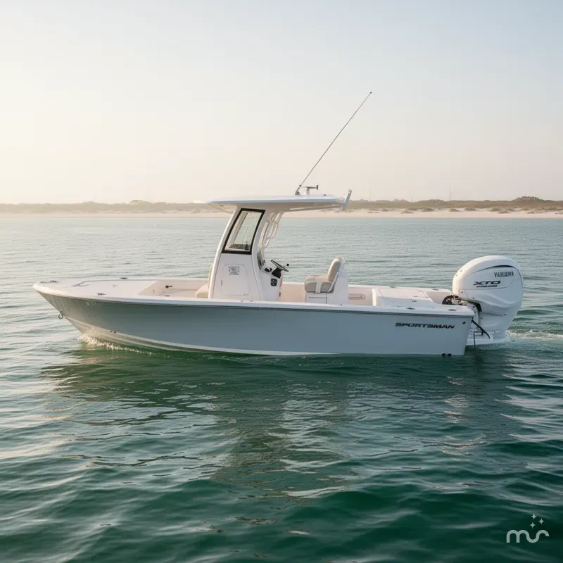 Slide: The Image of Sportsman Masters 267OE Bay Boat 2025 - 0