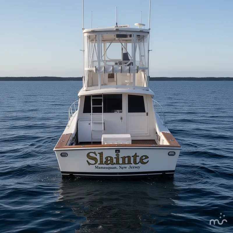 Slide: The Image of Jersey 36 Convertible Sportfisherman 1988 - 2