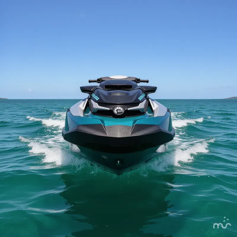 Slide: The Image of Sea-Doo GTX™ Limited 325 Teal Metallic 2025 - 1