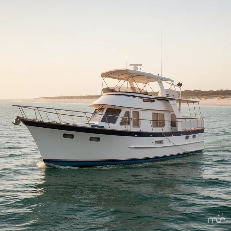 Slide: The Image of DeFever 44 Trawler 1985 - 2