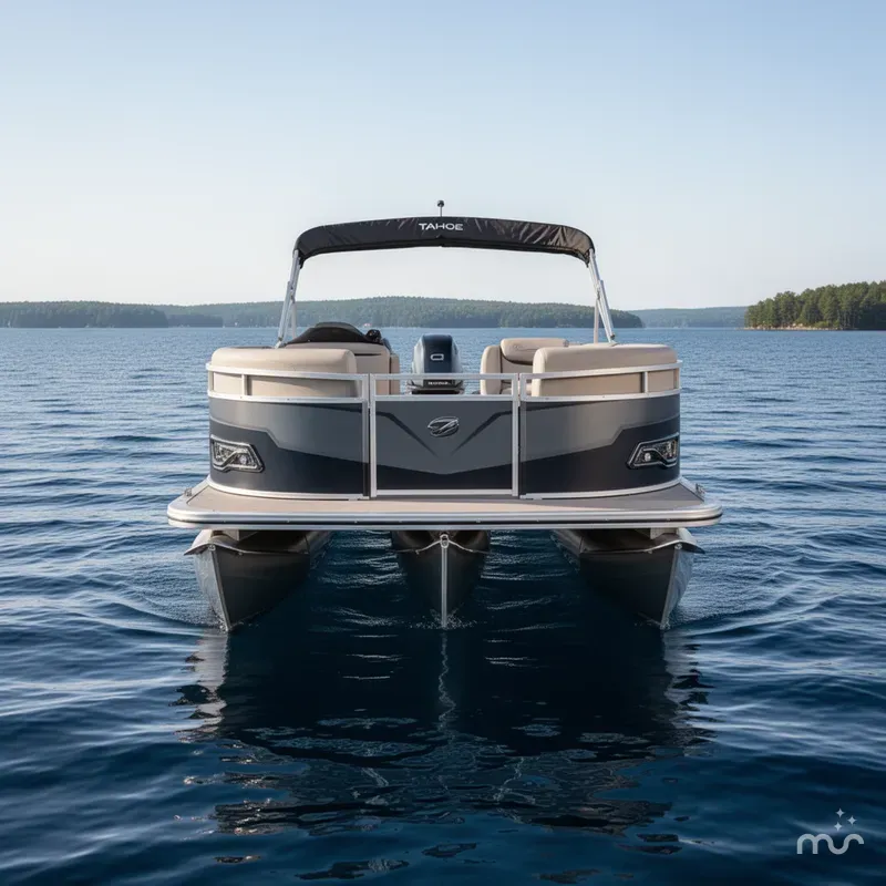 Slide: The Image of Tahoe Sport 2385 Swingback (VRB) Pontoon & Honda 4-Strok 2025 - 1