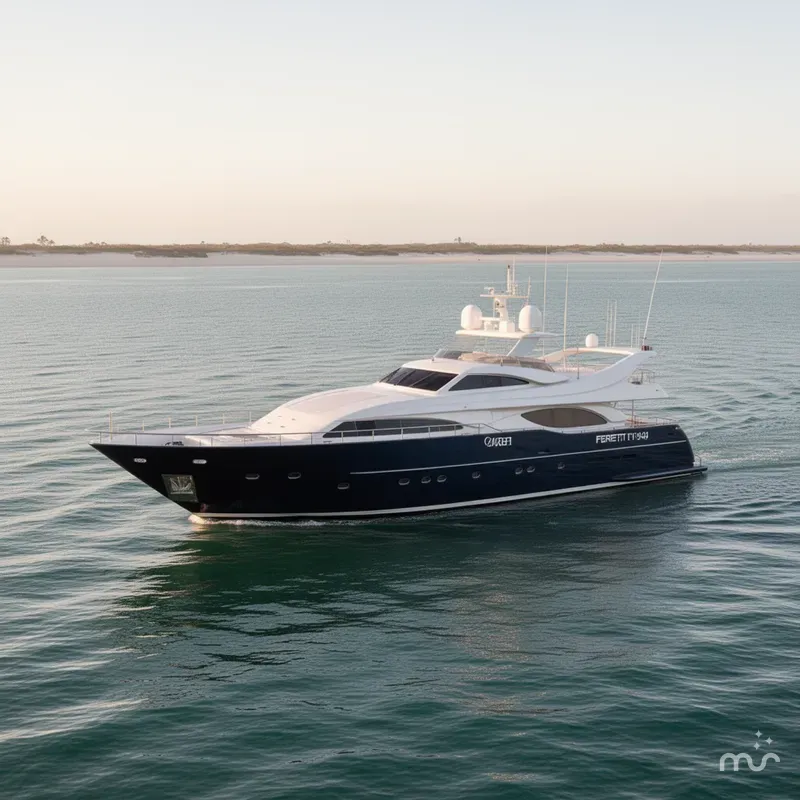 Slide: The Image of Ferretti Yachts 94 Raised Pilothouse 2001 - 2