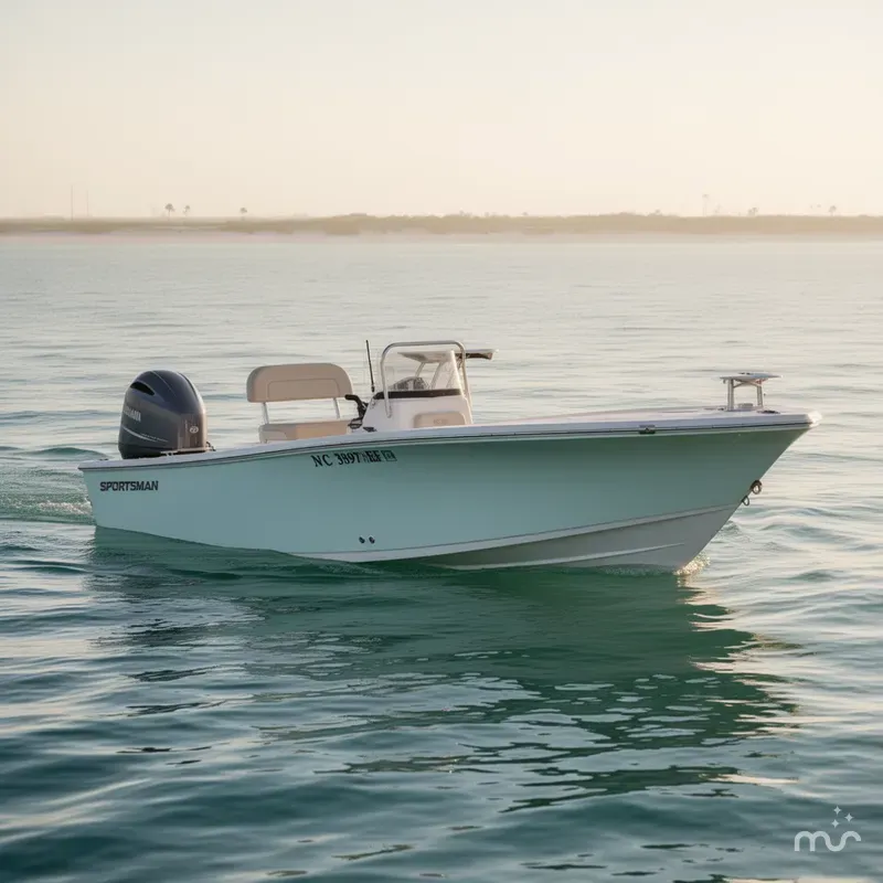 Slide: The Image of Sportsman Island Reef 19 Center Console 2017 - 0