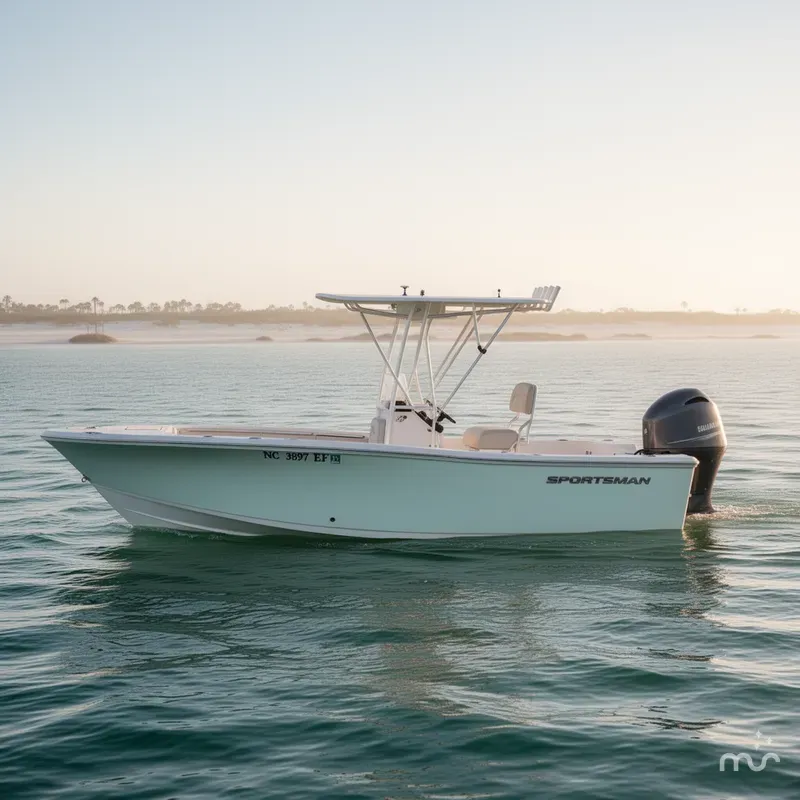Slide: The Image of Sportsman Island Reef 19 Center Console 2017 - 1