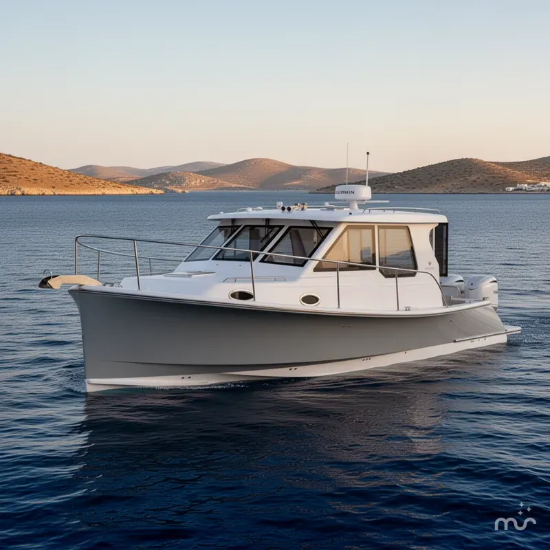 Slide: The Image of True North 34 Outboard Express 2025 - 2
