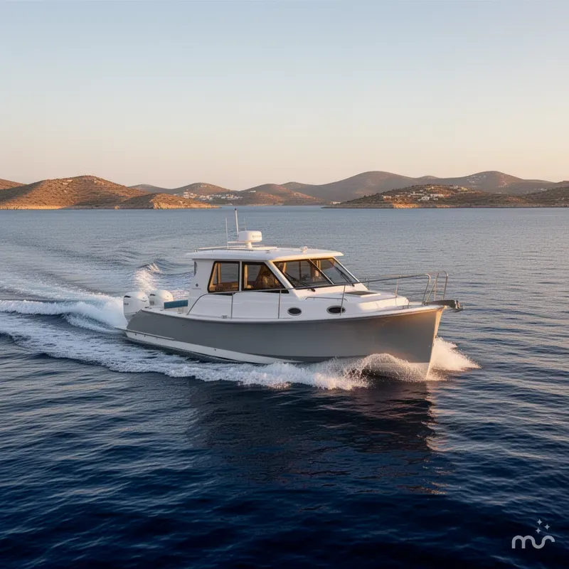 Slide: The Image of True North 34 Outboard Express 2025 - 4