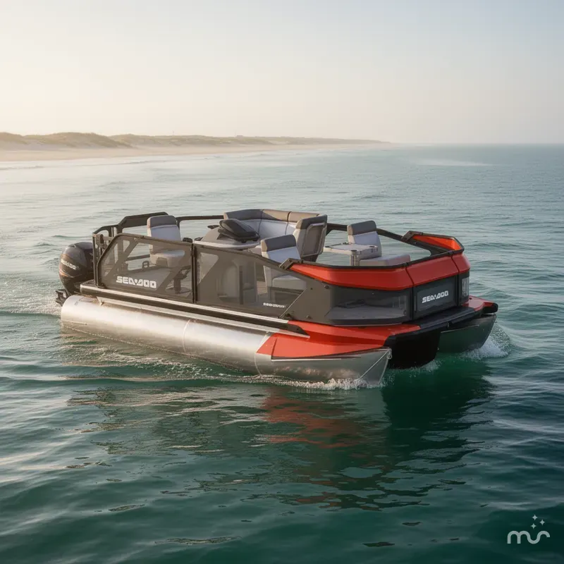 Slide: The Image of Sea-Doo Switch® 16 - 130 hp Galvanized 2024 - 0