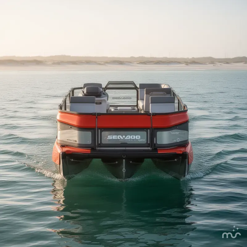 Slide: The Image of Sea-Doo Switch® 16 - 130 hp Galvanized 2024 - 1