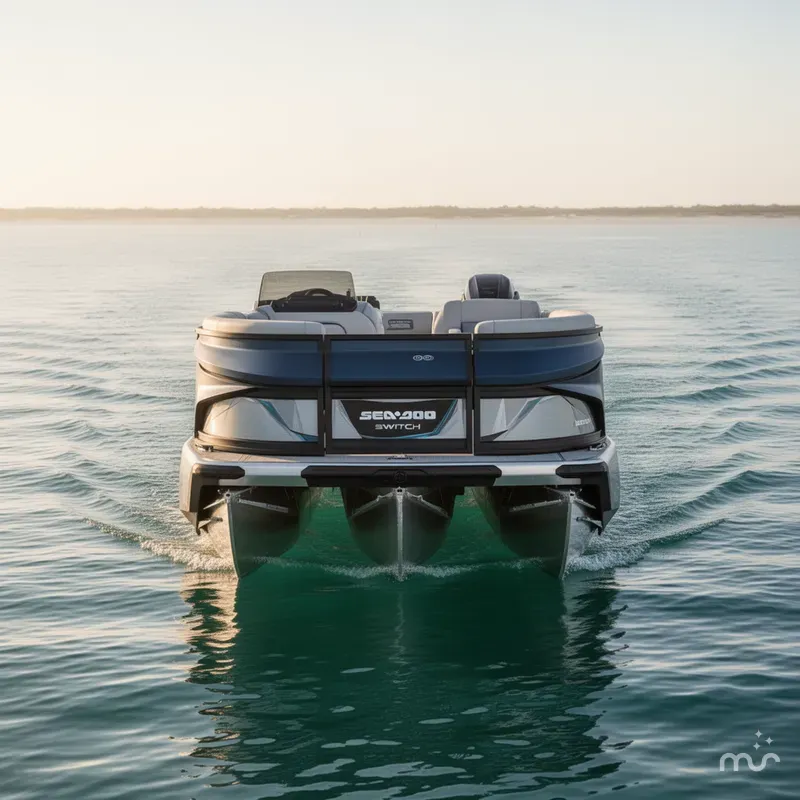 Slide: The Image of Sea-Doo Switch™ Cruise Limited 21 - 230 Hp Galvanized 2025 - 3