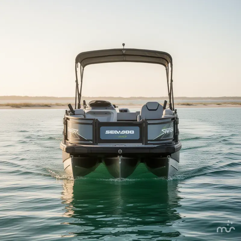 Slide: The Image of Sea-Doo Switch™ Fish 18 - 230 Hp Galvanized 2025 - 2