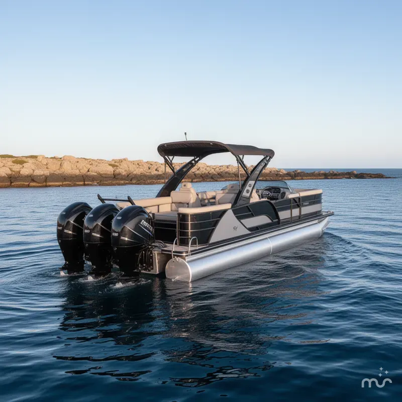 Slide: The Image of Trifecta 32' Triple Sport Series RF9 DC W/ 3X 500R Outboard 2025 - 3