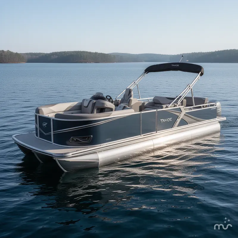 Slide: The Image of Tahoe LTZ 2385 Swingback (VRL) Pontoon & Honda 4-Stroke 2025 - 0