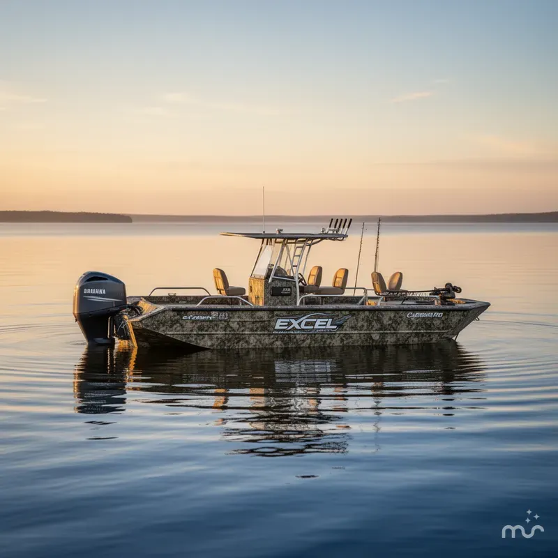 Slide: The Image of Excel Catfish Pro 24' Side Console 2025 - 0
