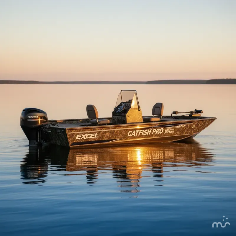 Slide: The Image of Excel Catfish Pro 21' Side Console 2025 - 2