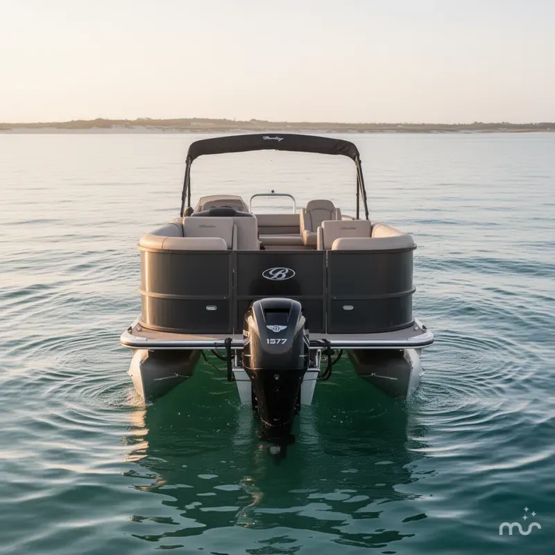 Slide: The Image of Bentley Pontoons 243 Swngbck full tube 2021 - 1