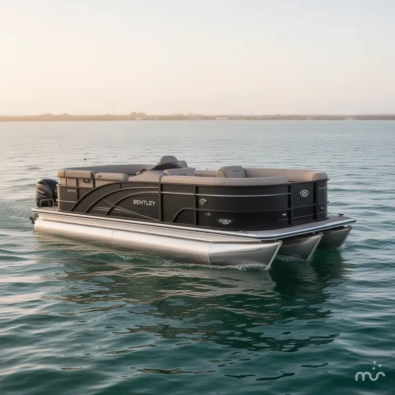Slide: The Image of Bentley Pontoons 243 Swngbck full tube 2021 - 2