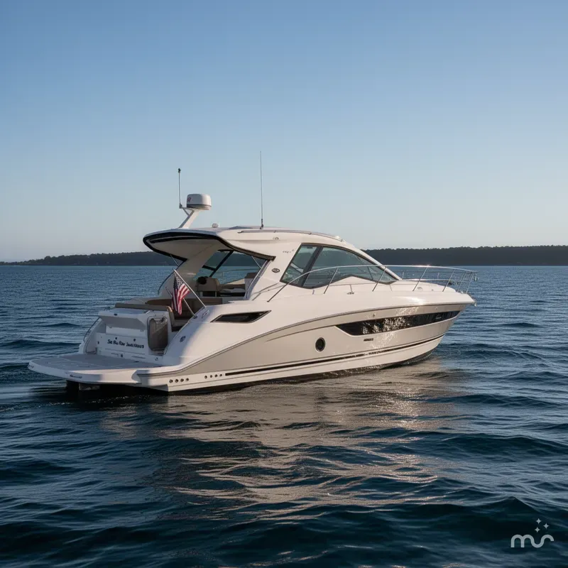 Slide: The Image of Sea Ray Sundancer 350 Coupe 2019 - 0