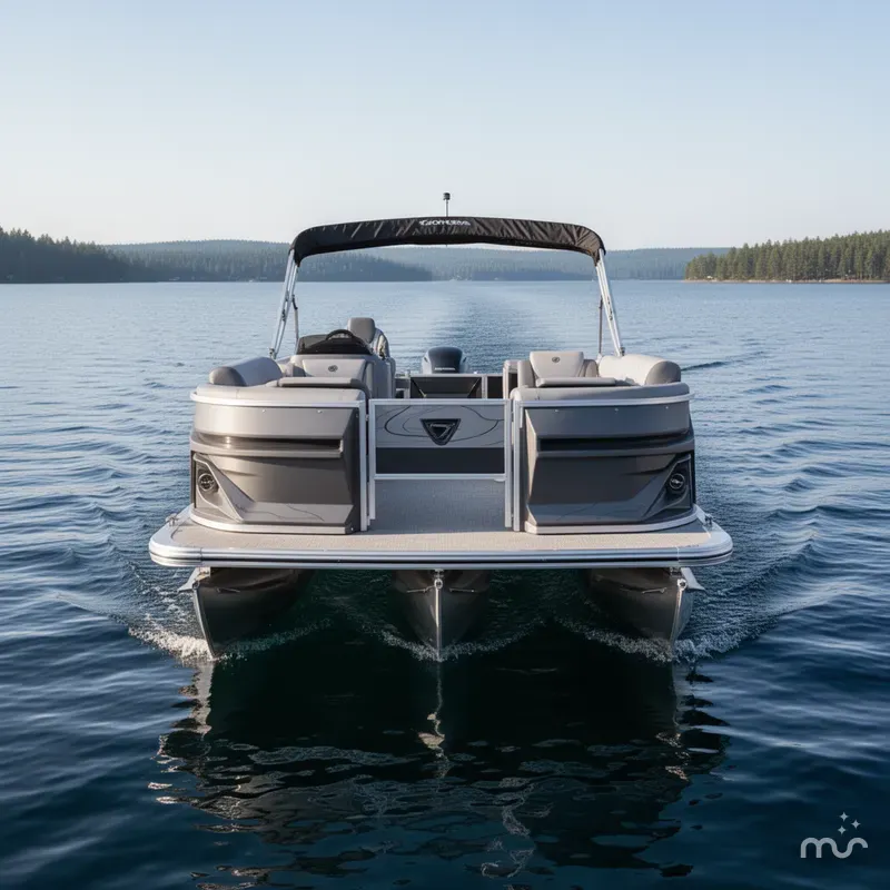 Slide: The Image of Tahoe Geofish 2385 Rear Fish Tritoon & Honda 4-Stroke EF 2025 - 1